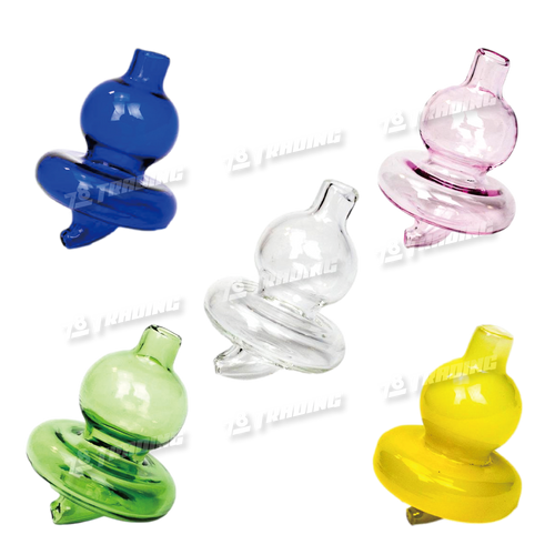 Glass Carb Cap - Vase
