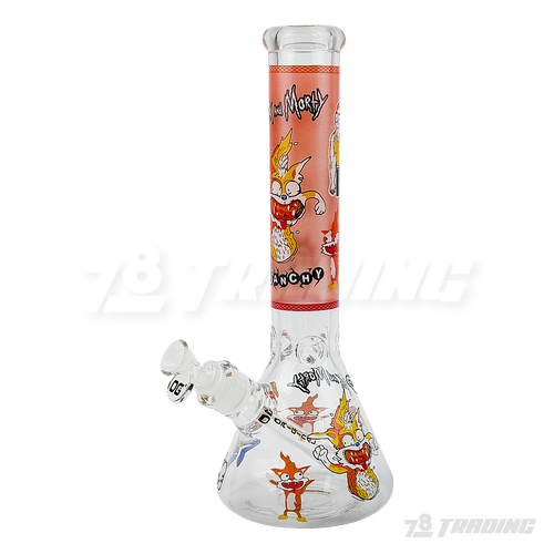 OG Original Glass Cartoon Decal Beaker 14inches 7mm - OG703C