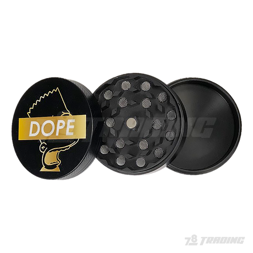 DOPE Metal Grinder 48mm 3parts - BART SIMPSON