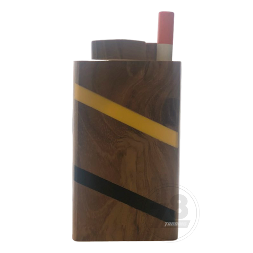Wood Dugout with One Hitter 4inch Brown