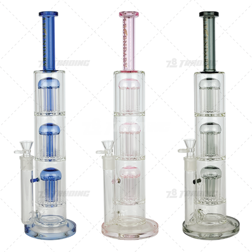Legendary Glass Triple Tree Perc. 18inches 7mm LG340