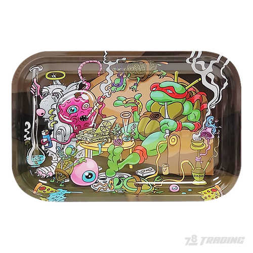 Metal Rolling Tray 11inches x 7inches - #B