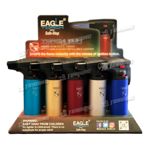 Eagle Torch Gun METALLIC 15PCS / BOX