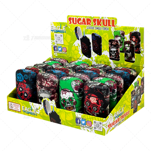 EAGLE Torch SUGAR SKULL lighter 20pcs / Display