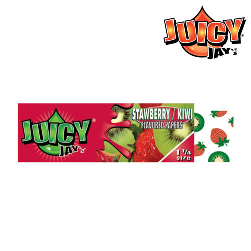 Juicy Jay’s Strawberry / Kiwi Flavoured Rolling Papers 1 1/4