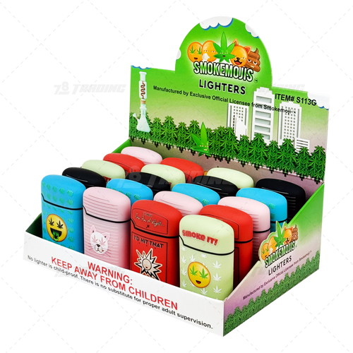 EAGLE Torch SMOKINGEMOJI Lighter Pastel Color 20pcs / Display