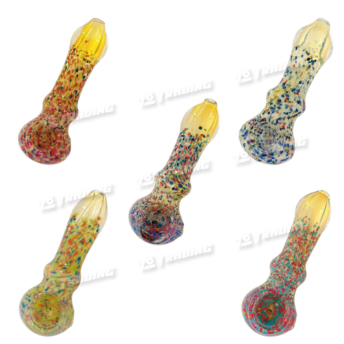Glass Hand Pipe Double Glass 4.5inch - NC140