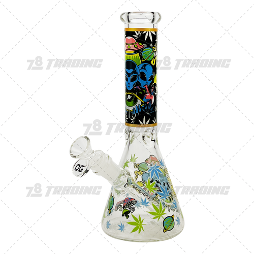 OG Original Glow In The Dark Decal Beaker 10inches - OG630 (1)