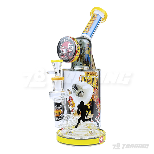CHEECH Glass 12inches SMOKEY BREAKAWAY BLAZE WATERPIPE - CHE362