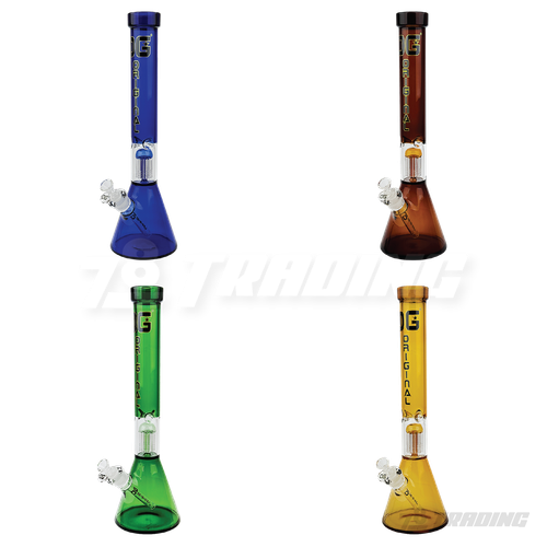 OG Original Glass 17.5 Inches Color Tree Perc. Beaker - OG692