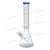 Legendary Glass Sandblast Beaker LG247 16inches 9mm - 4Colors