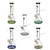 OG Original Glass Color Bottom Beaker OGS7 12inches 7mm - 5Colors