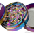 DOPE Rainbow Color Chrome Metal Grinder 60mm 4parts - DEADPOOL
