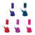 Non Brand Mini Beaker 8inch - 5Colors