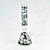 Infiniti Glass Skull Decal Beaker 14inches - 5 Colors