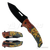 Plastic Design Wood Handle 8.5" Knife - KS6309