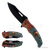 Plastic Design Wood Handle 8.5" Knife - KS6309