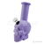 Skull Shape 5.5" Colored Mini Soft Glass Bong - BLMIN05-3