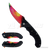 3D Black Handle 8" Knife - KS5566
