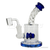 Twist Glass 6inches Bent Neck Glass Rig with Diffuser - RM140