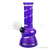 5" Mini Beaker Glass Bong - Color Stripe