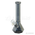 Metallic Chrome 10Inches Hexagon Base Glass Bong - H103804