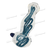 Glass Hand Pipe AP571 Double Glass 3.5inch