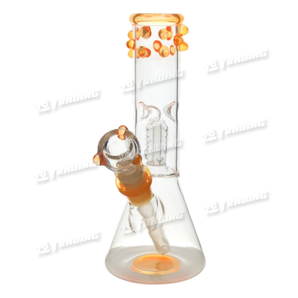 Non Brand Beaded Perc Beaker 8inch