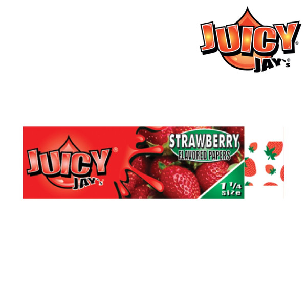 Juicy Jay’s Strawberry Flavoured Rolling Papers 1 1/4