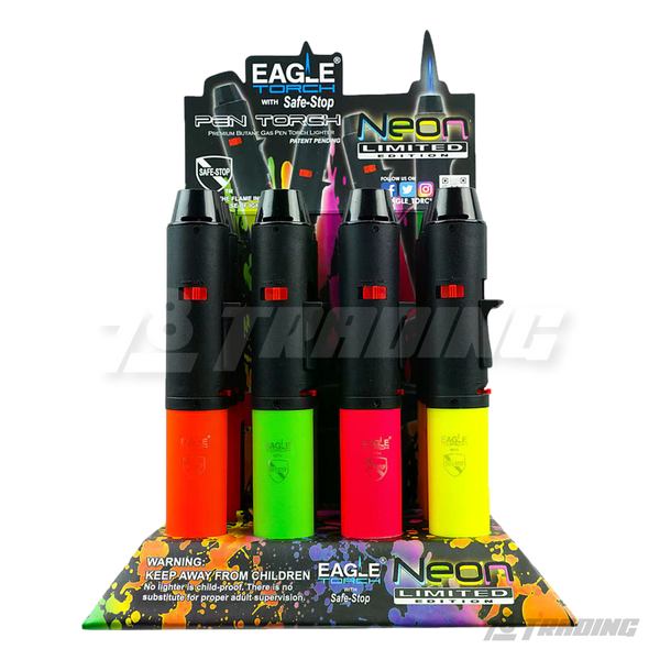 Eagle Pen Torch NEON Color 12pcs / Display