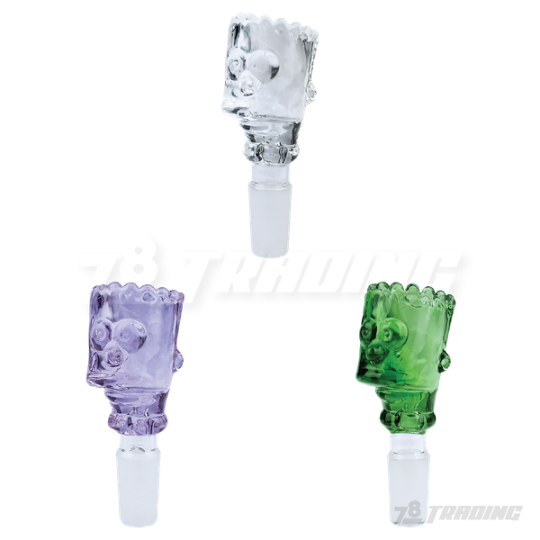 Cartoon Shape Thick Glass Bowl 14mm Joint