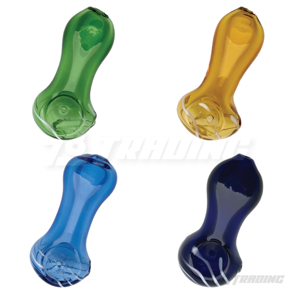 Glass Hand Pipe Double Glass 2.5" - GP1622