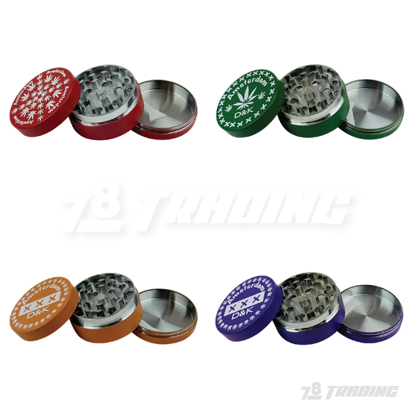 D&K 48mm 3parts Color Metal Grinder