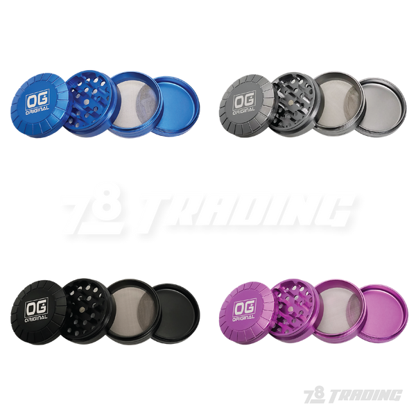 OG Original Aluminum Grinder 63mm 4parts - PH9045