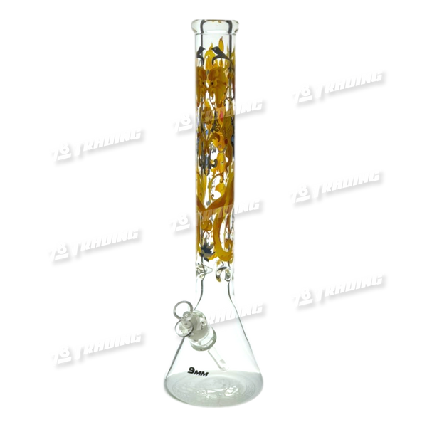 Non Brand Fiery Lion Design Glass Versace Motive 20inch 9mm