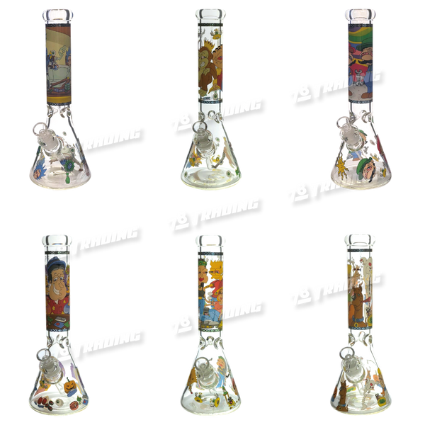 Cartoon Character Glass 14inch 7mm