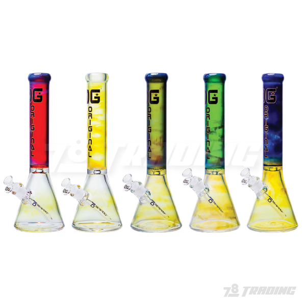OG Original Glass 9mm 16inch Fumed Color Beaker - OG643