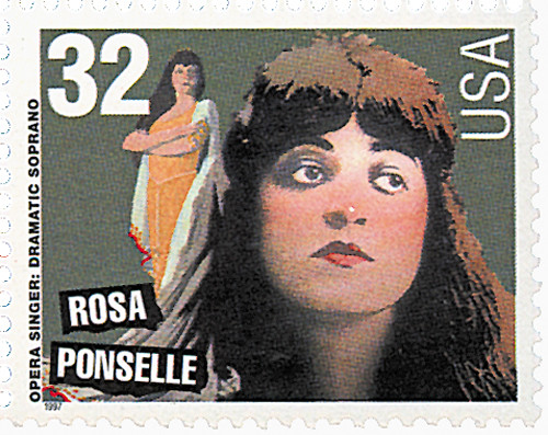 3157 1997 32c Opera Singers Rosa Ponselle Mystic Stamp Company
