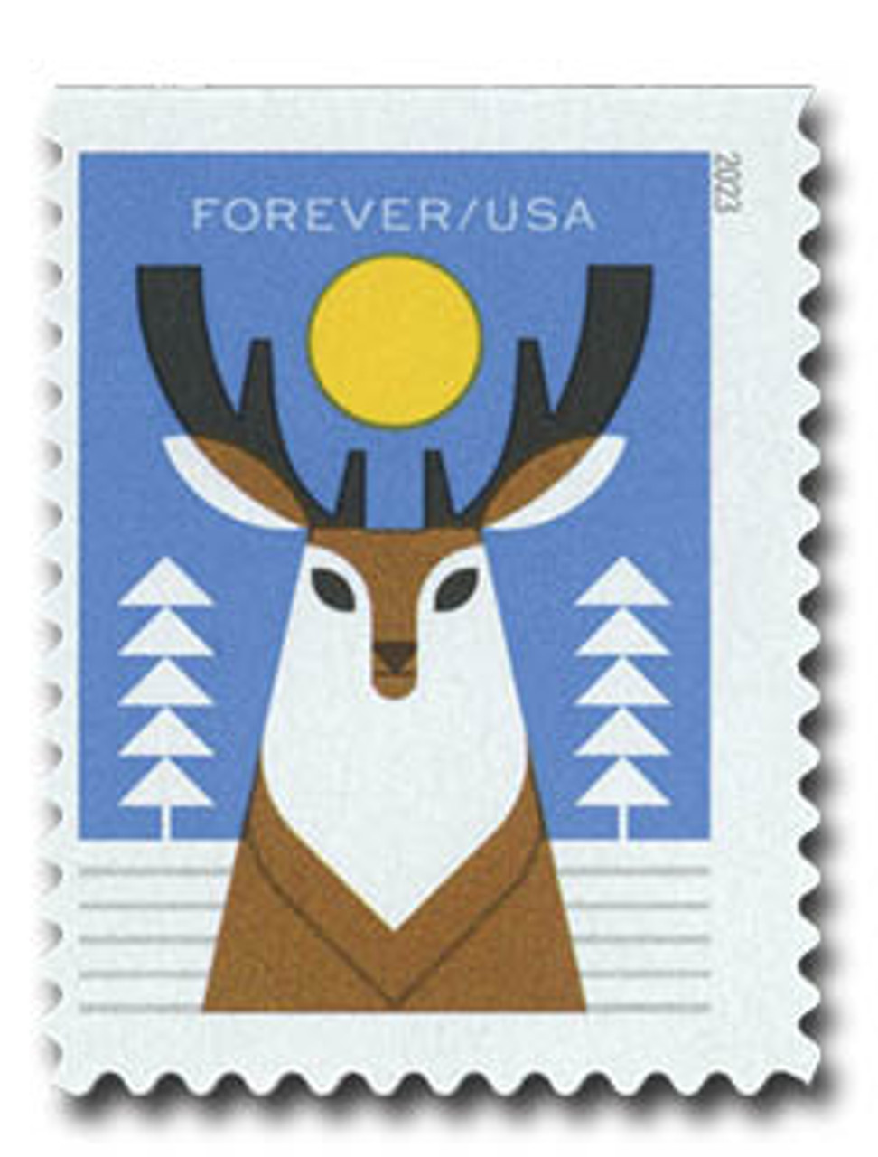 Winter Woodland Animals USPS Forever Postage Stamp 1 Book of 20 US First  Class Seasons Holiday Snow Habitat Gift Wedding Celebration Christmas  Tradition Announcement (20 Stamps) 