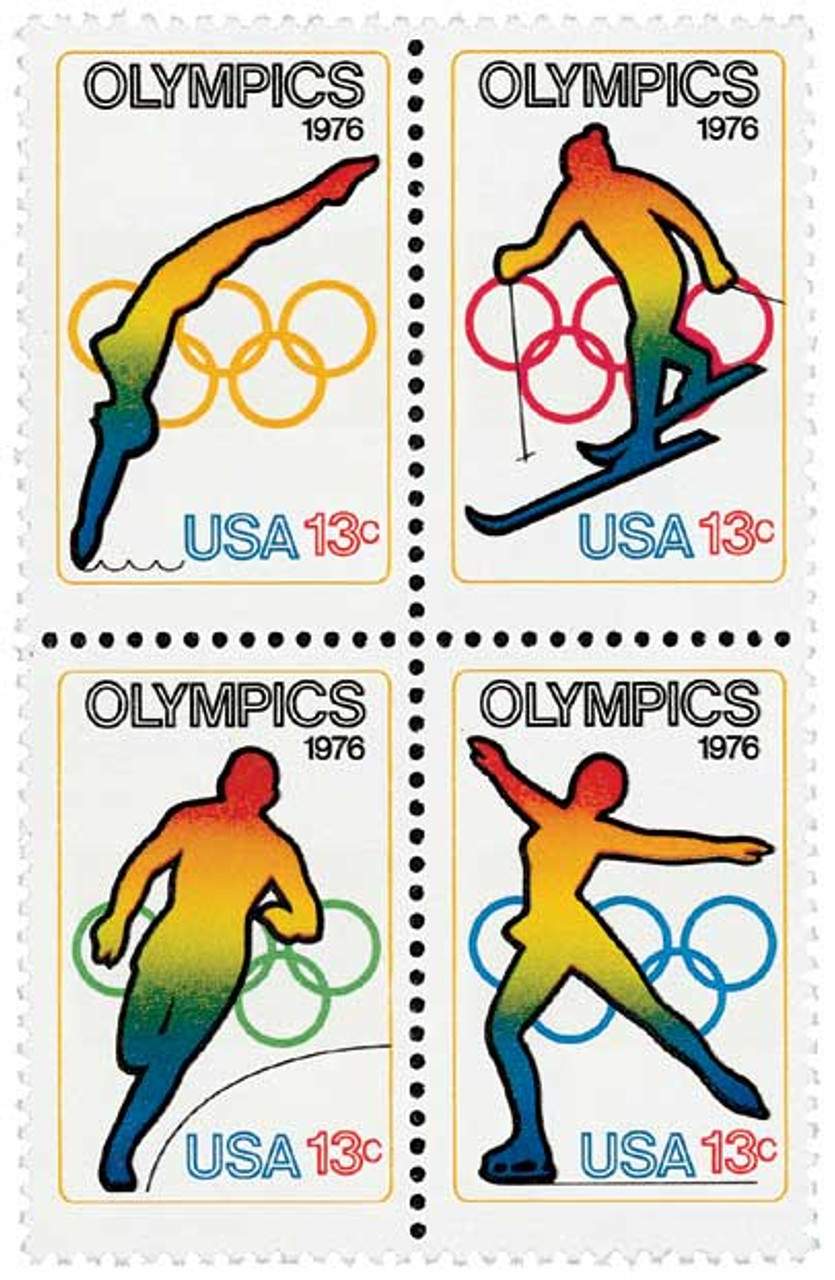 1695-98 - 1976 13c Olympic Games - Mystic Stamp Company