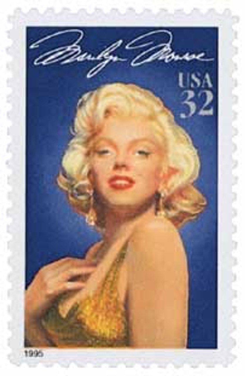 2967 - 1995 32c Legends of Hollywood: Marilyn Monroe