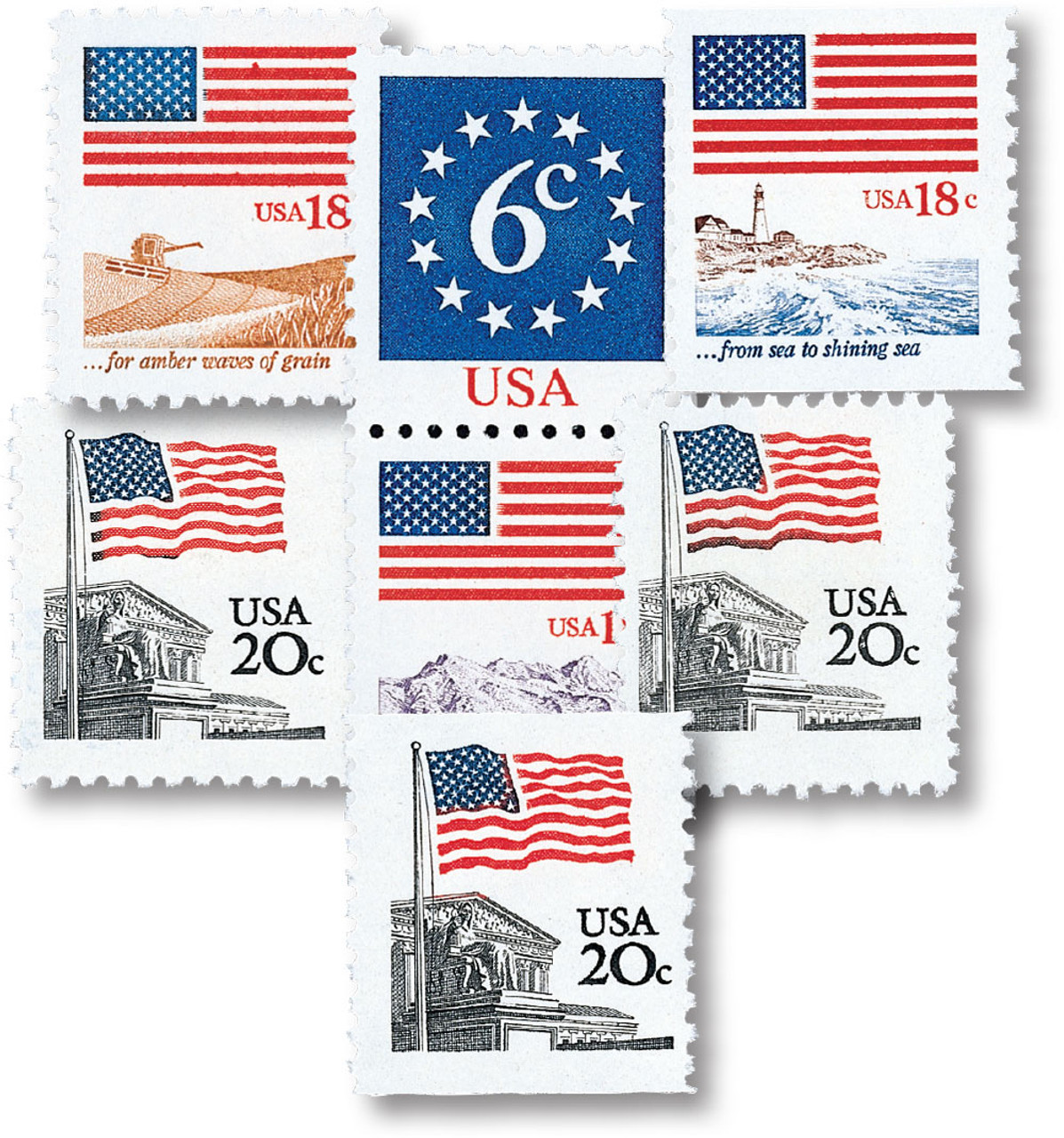 Stamp Announcement 18-07: U.S. Flag 2018 Stamp