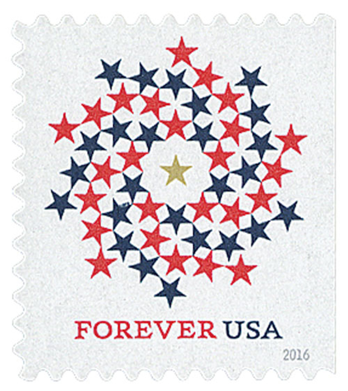 5131 - 2016 First-Class Forever Stamp - Patriotic Spiral (Ashton