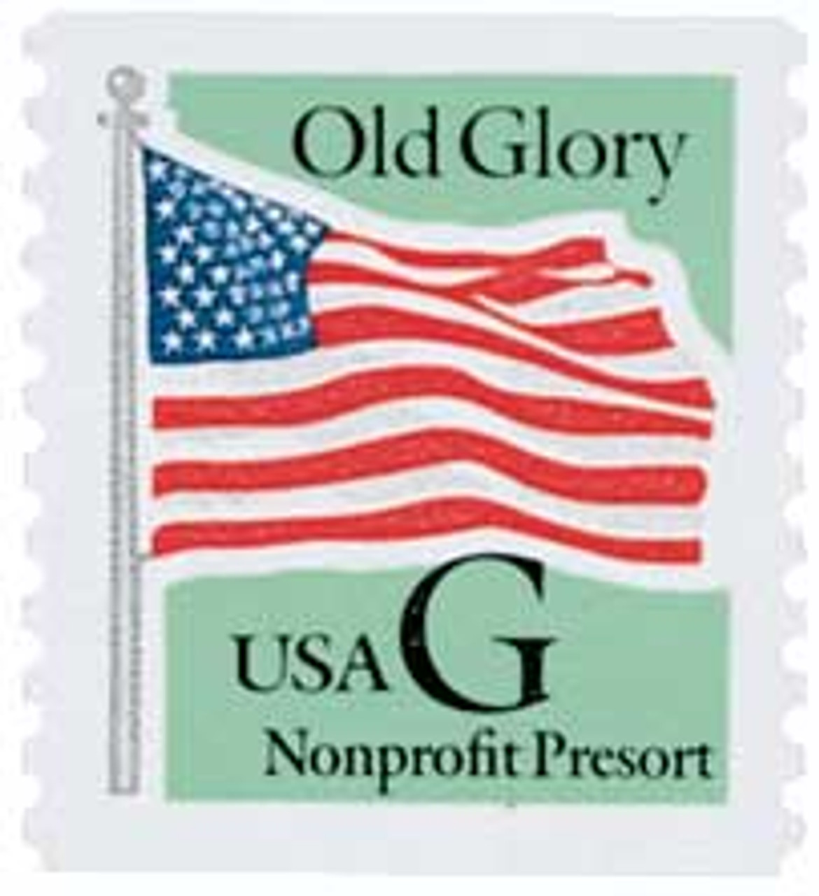 1 stamp : Red Flag Old Glory USA G Postage Stamps USPS US Postal Mail lette  NEW