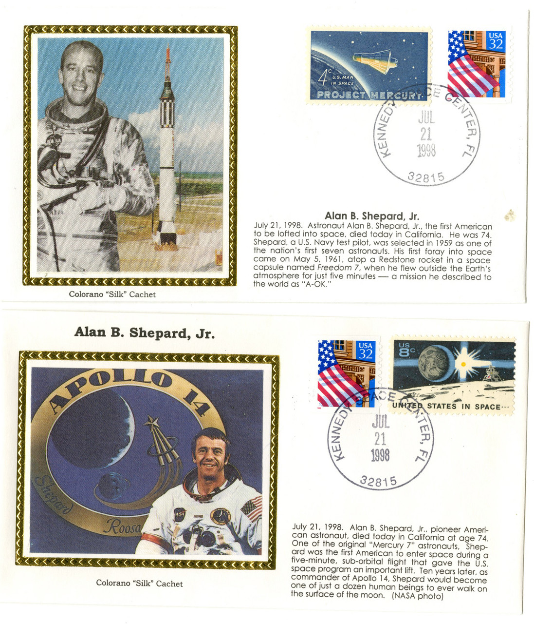 SPC1475 - Alan B Shepard Jr Death 7/21/1998