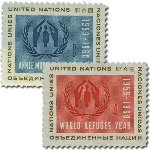 UN75-76 - 1959 World Refugee Year - Mystic Stamp Company