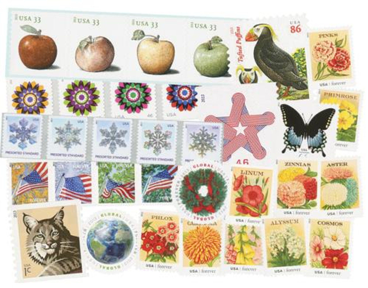 4774 - 2013 First-Class Forever Stamp - A Flag for All Seasons