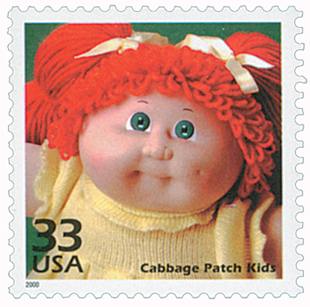 Vintage 1983 Cabbage Patch Kids Stamp Set 