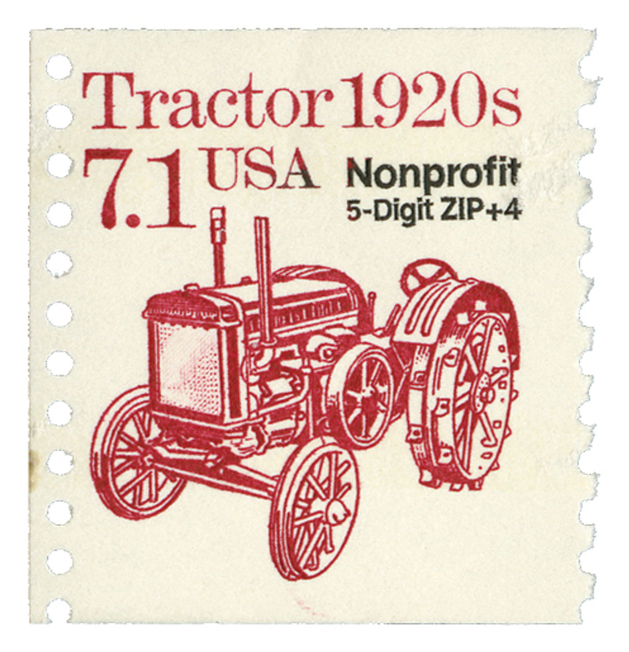 2127b - 1989 7.1c Tractor 1920s, coil - Mystic Stamp Company