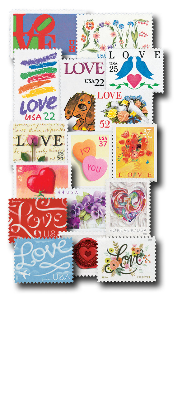 1475/5543 - 1973-2021 Love Series, complete set of 65